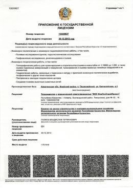 Лицензии 2013 | МОС ИнжГеоСтройПроект